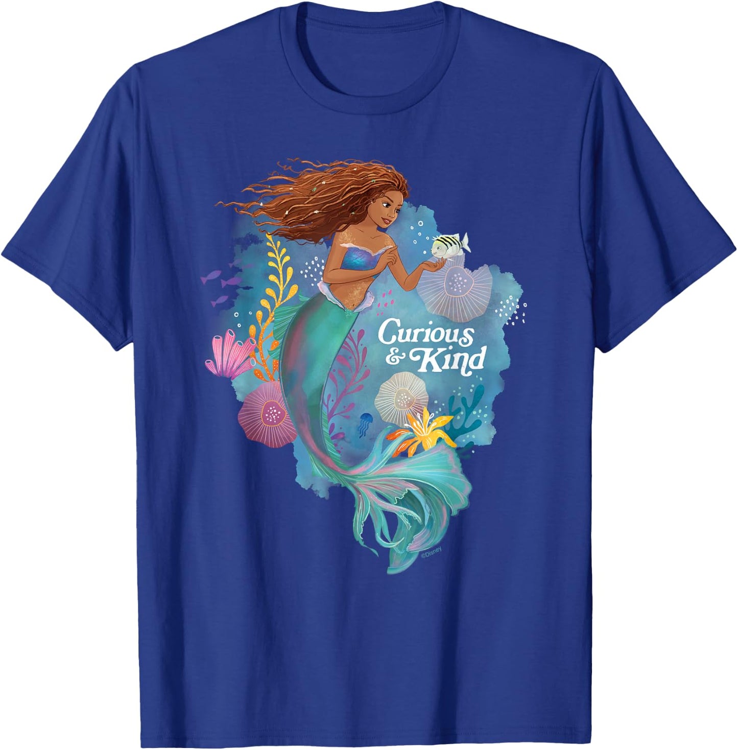 Disney The Little Mermaid Ariel Curious & Kind T-Shirt - T-Shirt | Royal