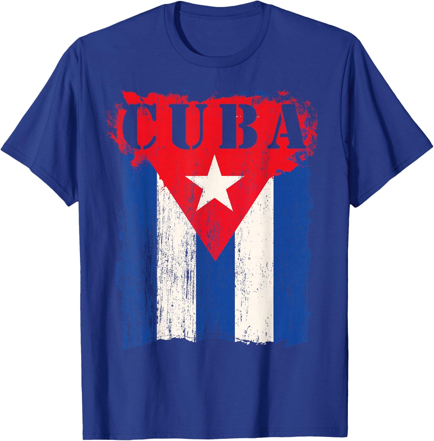 Cuban Flag Shirt Cuba Hispanic Heritage Month Patriotic T-Shirt - T-Shirt | Royal