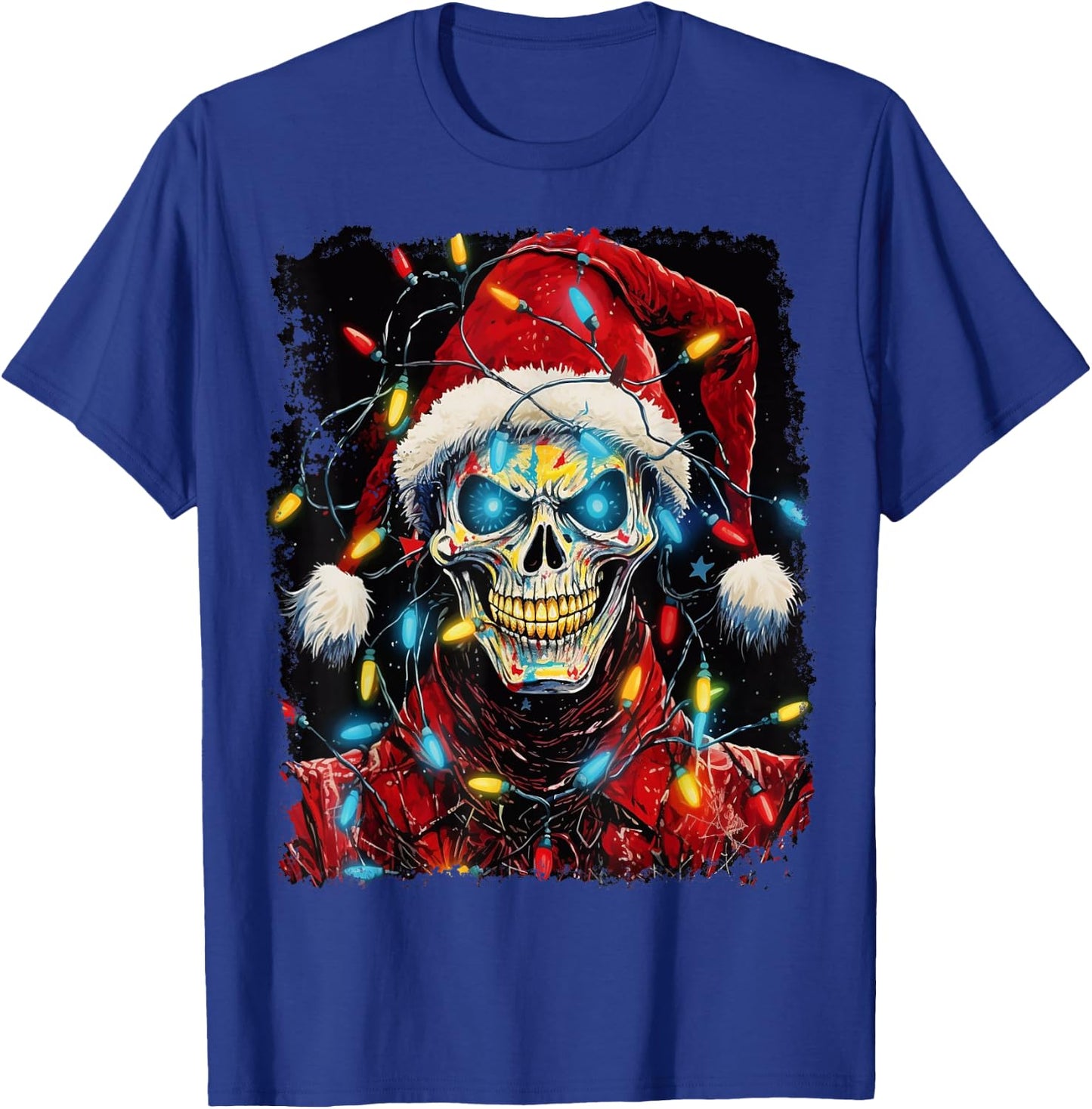 Pop Art Halloween Design Strawman Scarecrow Christmas Horror T-Shirt - T-Shirt | Royal