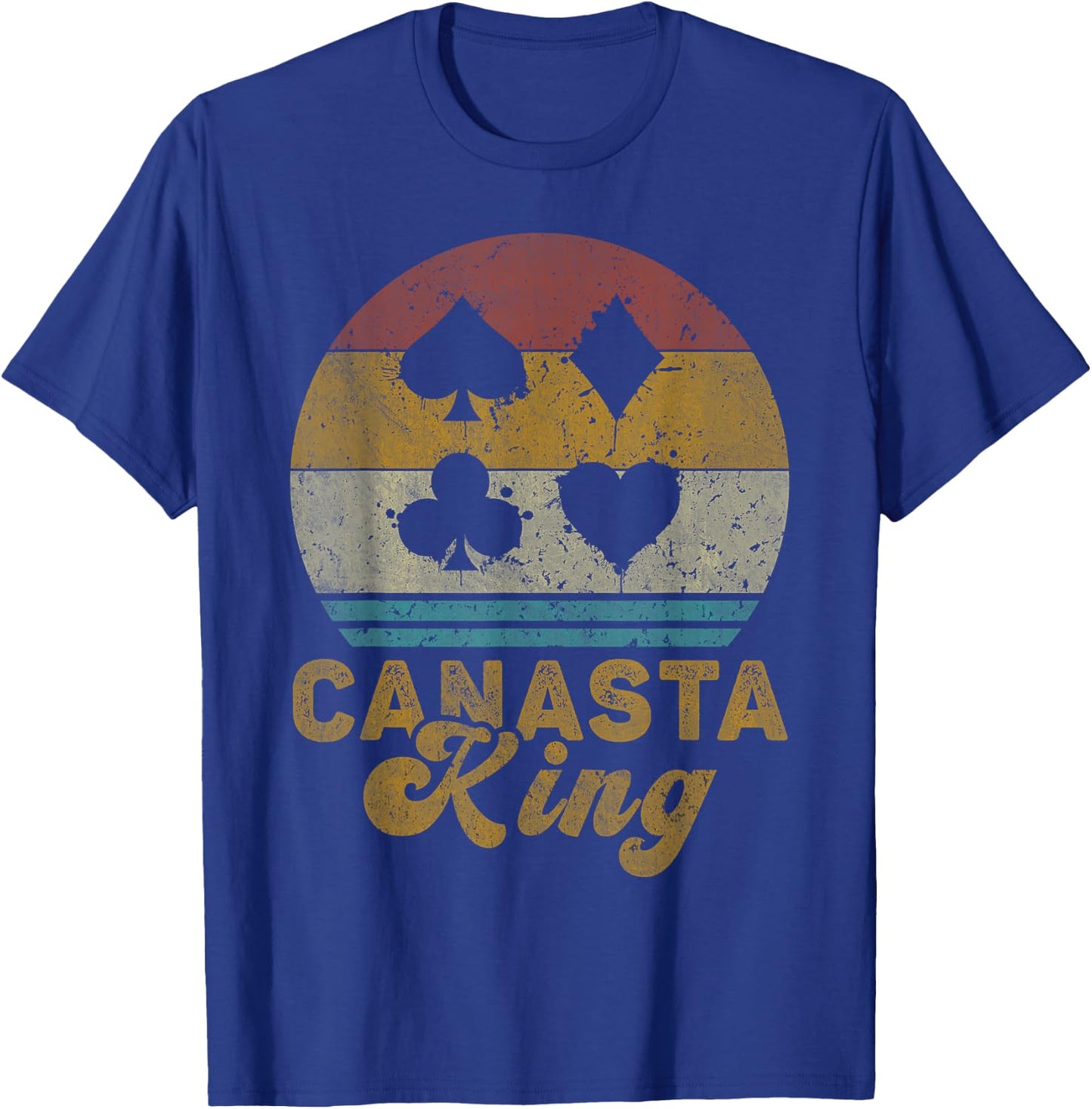 Canasta King Funny Canasta Card Game T-Shirt - T-Shirt | Royal