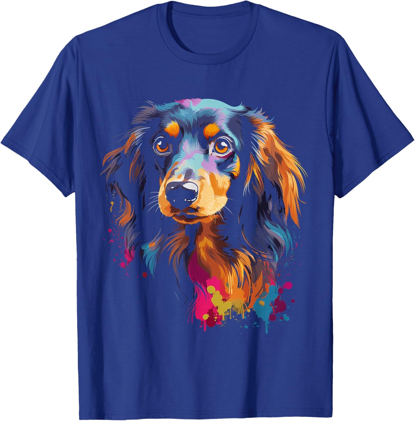 Long hair dachshund Dachshund puppy dog T-Shirt - T-Shirt | Royal