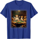 Dogs Playing Poker | A Friend in Need | Funny Dog Lover Art Men Women T-Shirt - T-Shirt | Royal