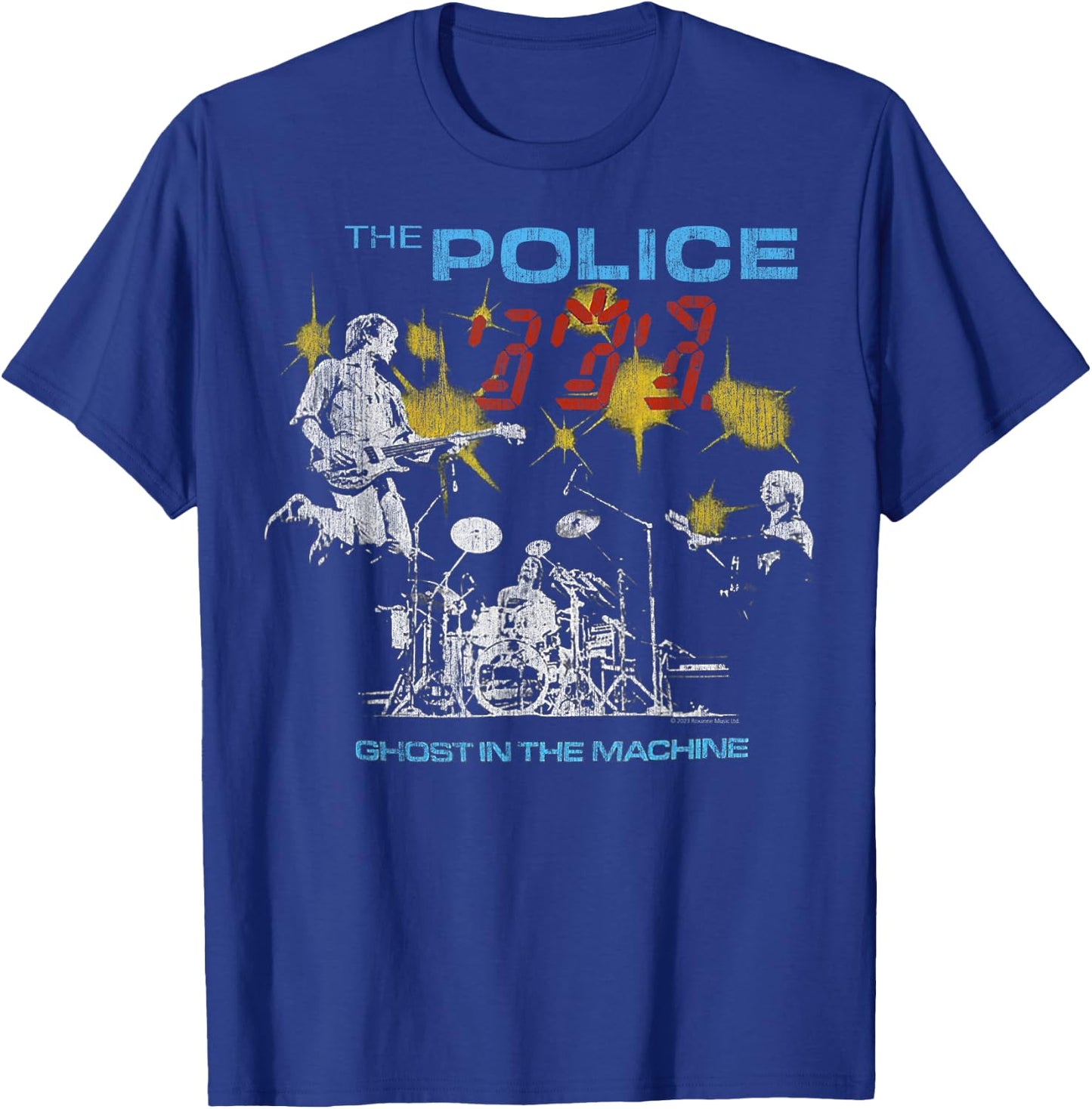 The Police Rock Music Band Ghost In The Machine T-Shirt - T-Shirt | Royal