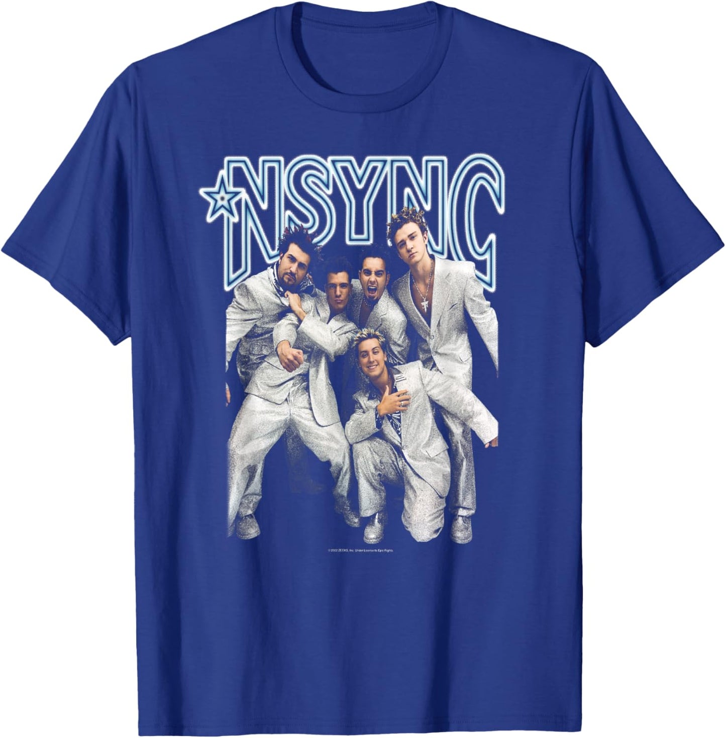 NSYNC Official Diamond Rings T-Shirt - T-Shirt | Royal