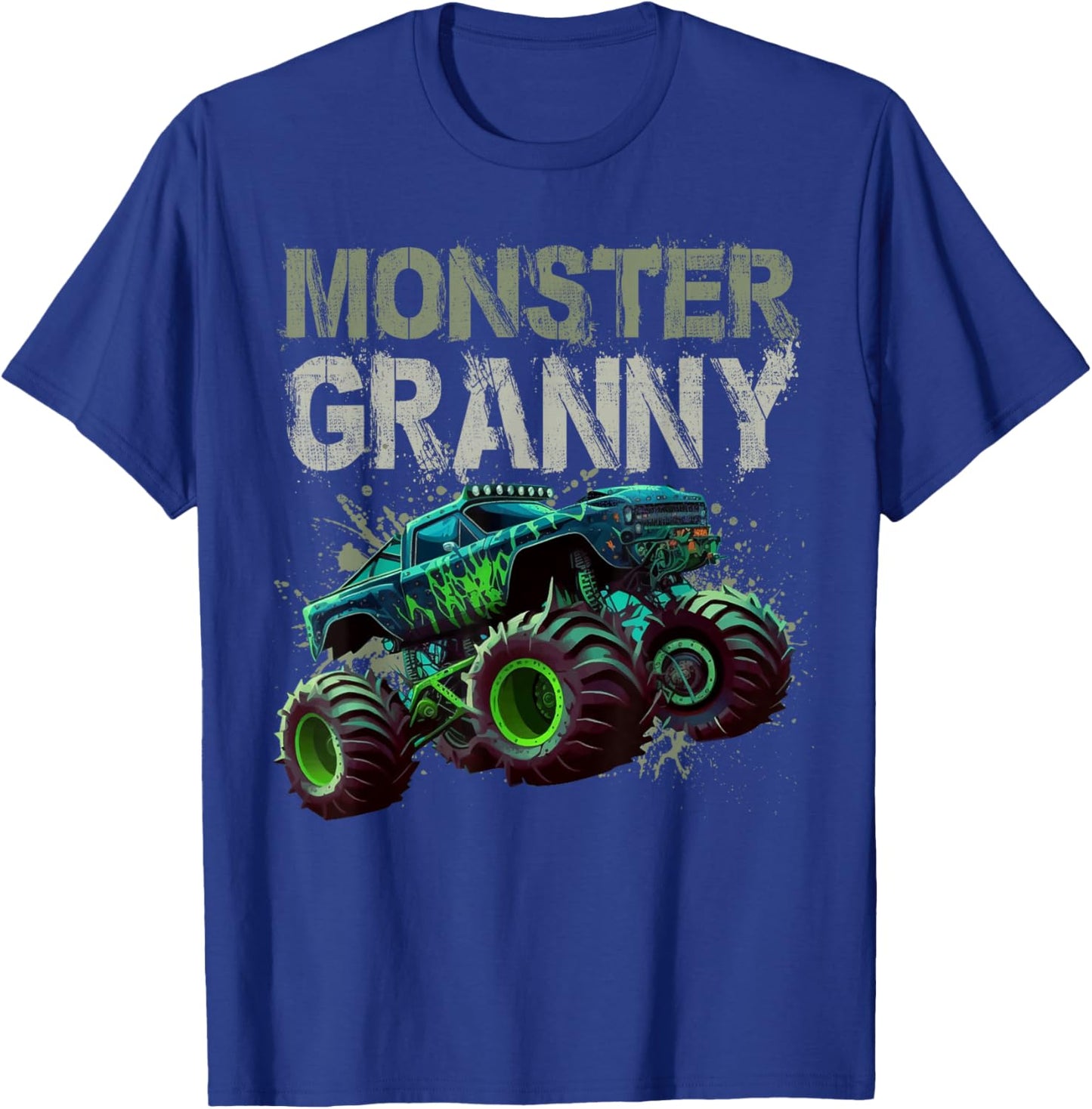 Monster Truck Granny Family Matching Monster Truck Lovers T-Shirt - T-Shirt | Royal