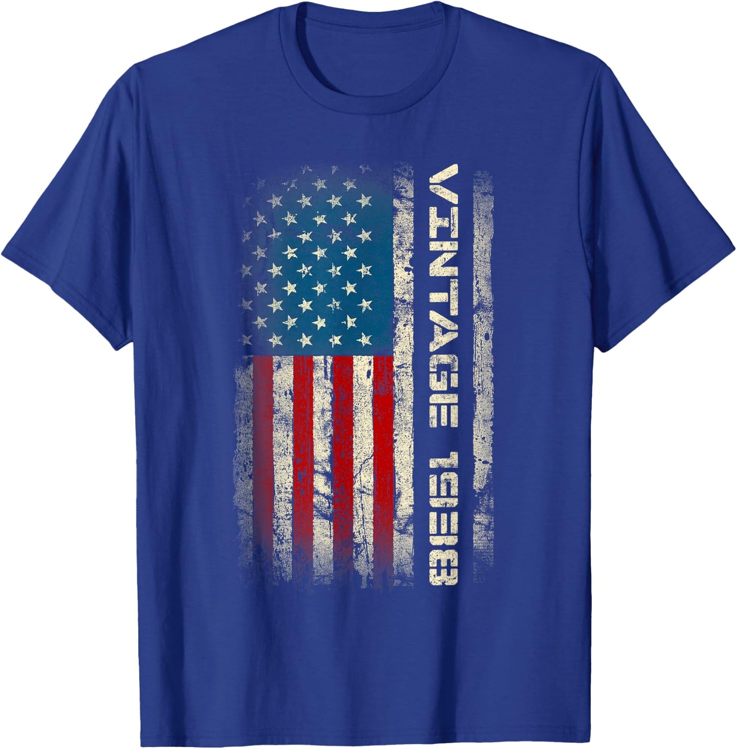 Retro 1938 85th Birthday 85 Years Old US Flag T-Shirt - T-Shirt | Royal