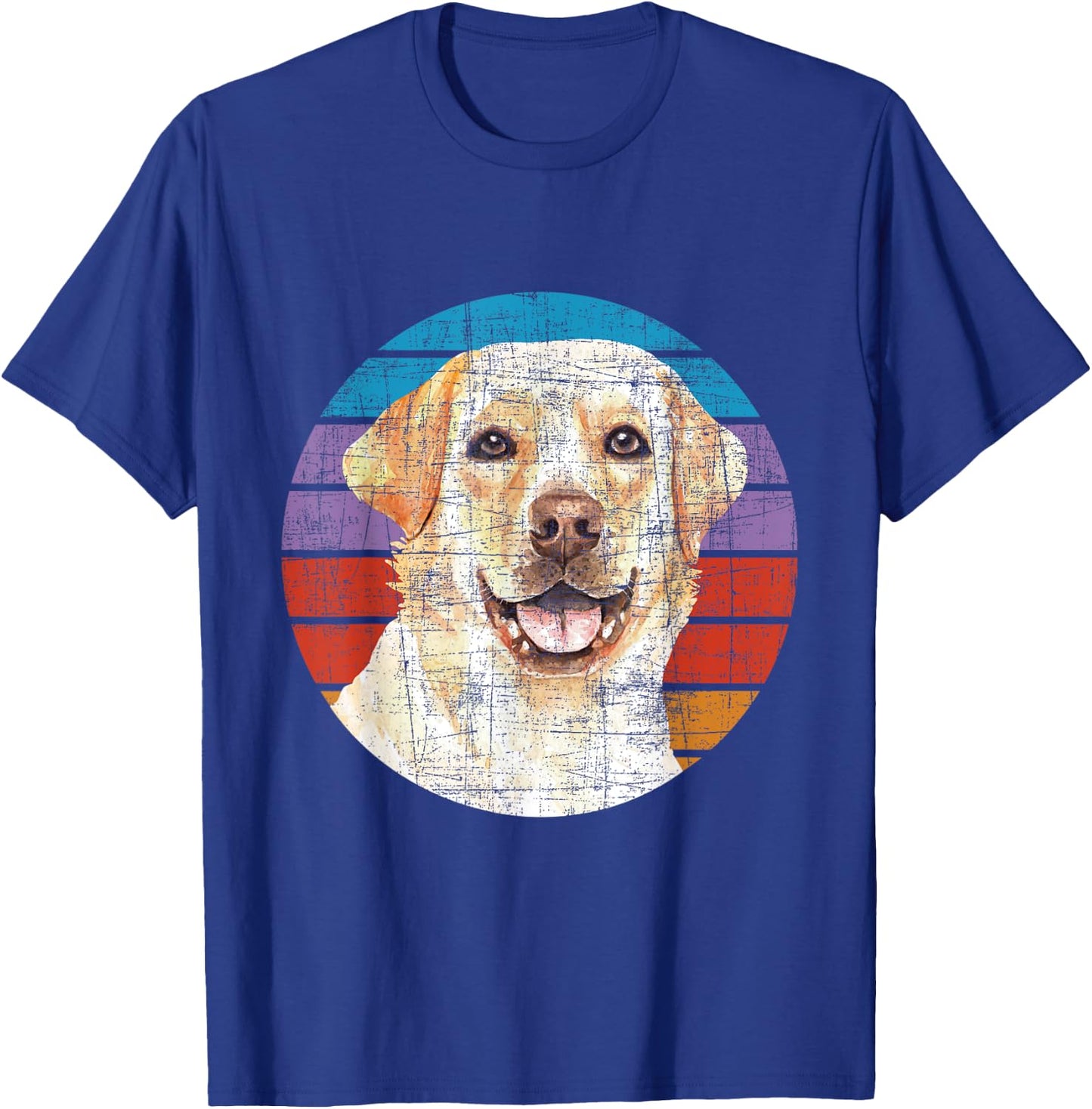 Retro Vintage Labrador - Dog Owner Pet Lover Puppy Trainer Women Girls Kids T-Shirt - T-Shirt | Royal