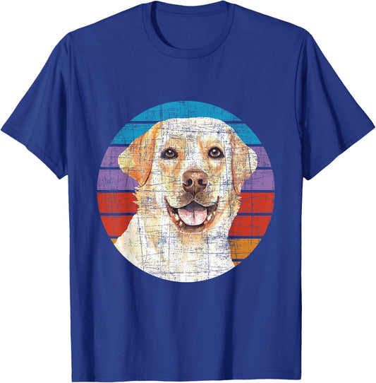 Retro Vintage Labrador - Dog Owner Pet Lover Puppy Trainer Women Girls Kids T-Shirt - T-Shirt | Royal