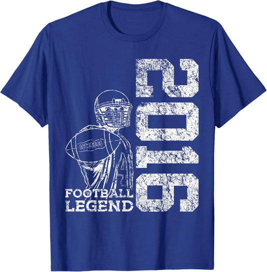 10 Years Football Legend 2016 10th Birthday T-Shirt - T-Shirt | Royal