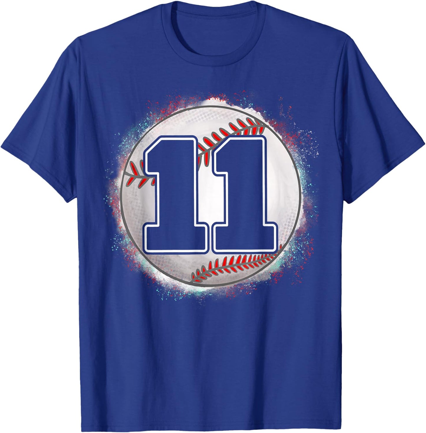 Birthday Boy 11 Baseball 11th Birthday Baseball Player T-Shirt - T-Shirt | Royal