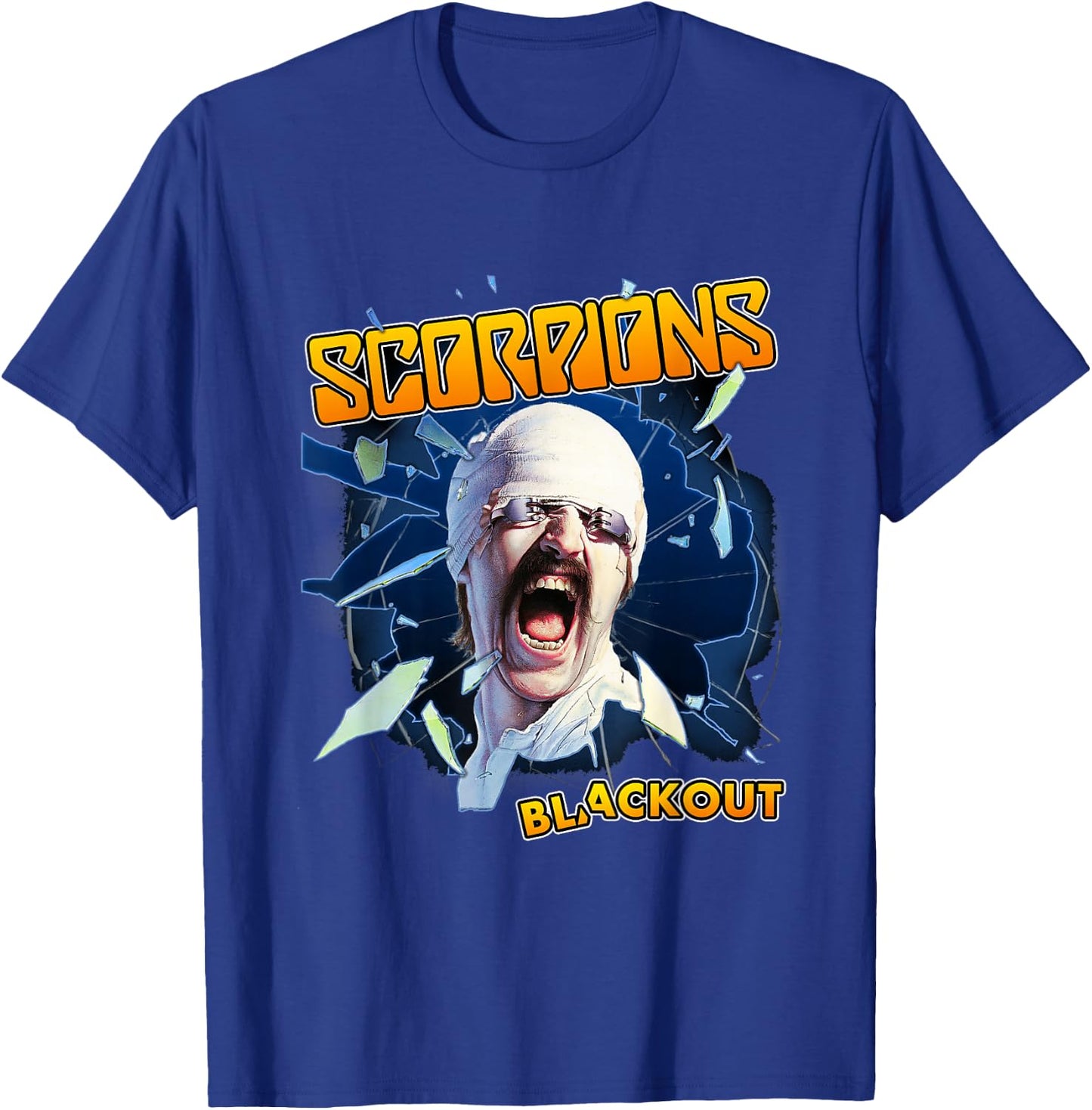 Official Scorpions Blackout Small T-Shirt - T-Shirt | Royal