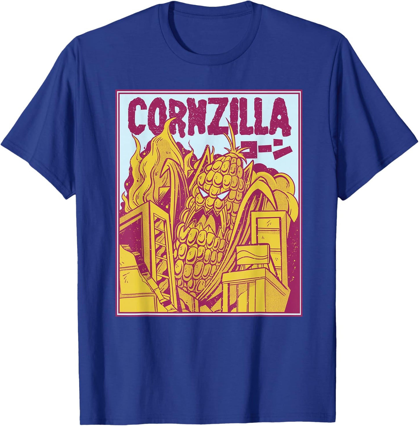 Nebraska Corn T-Shirt - T-Shirt | Royal