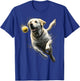 Yellow Labrador Retriever chasing a ball Labrador Retriever T-Shirt - T-Shirt | Royal