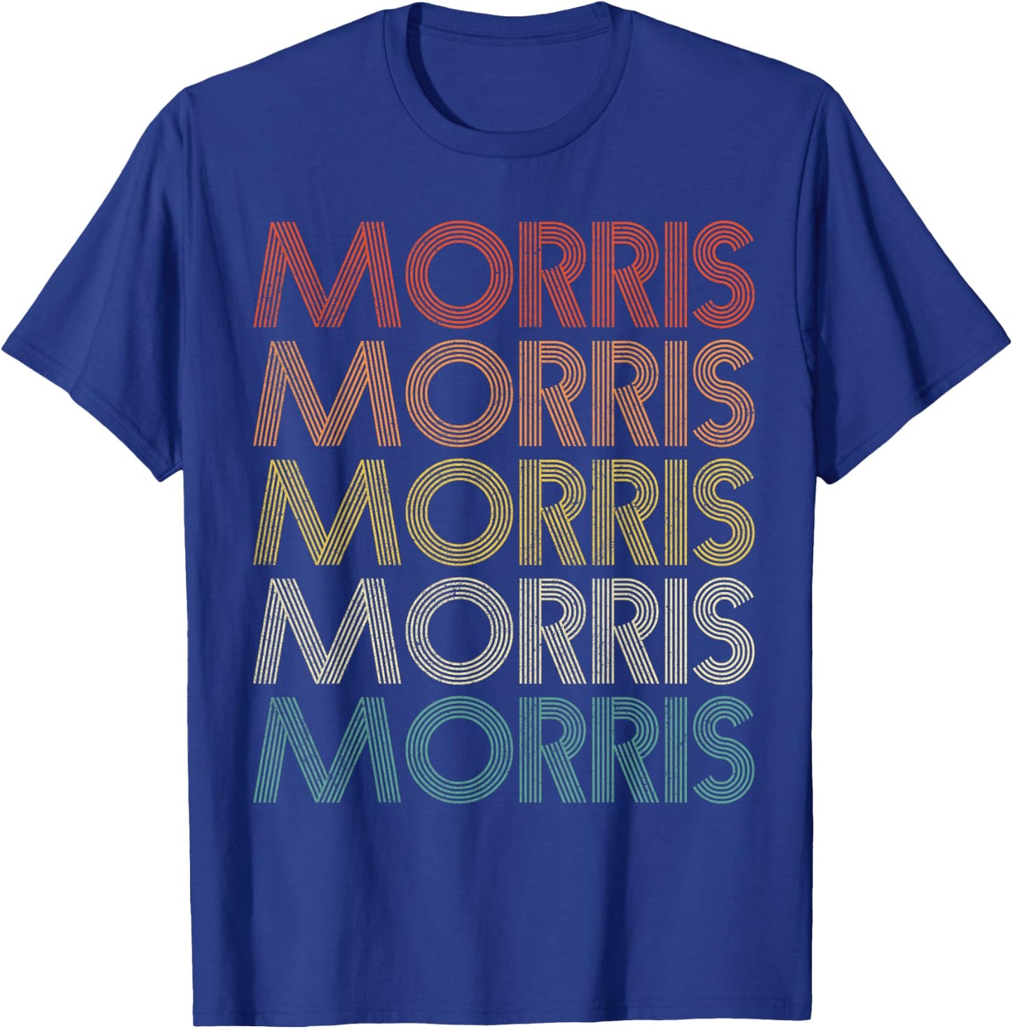Morris Vintage Retro T-Shirt - T-Shirt | Royal
