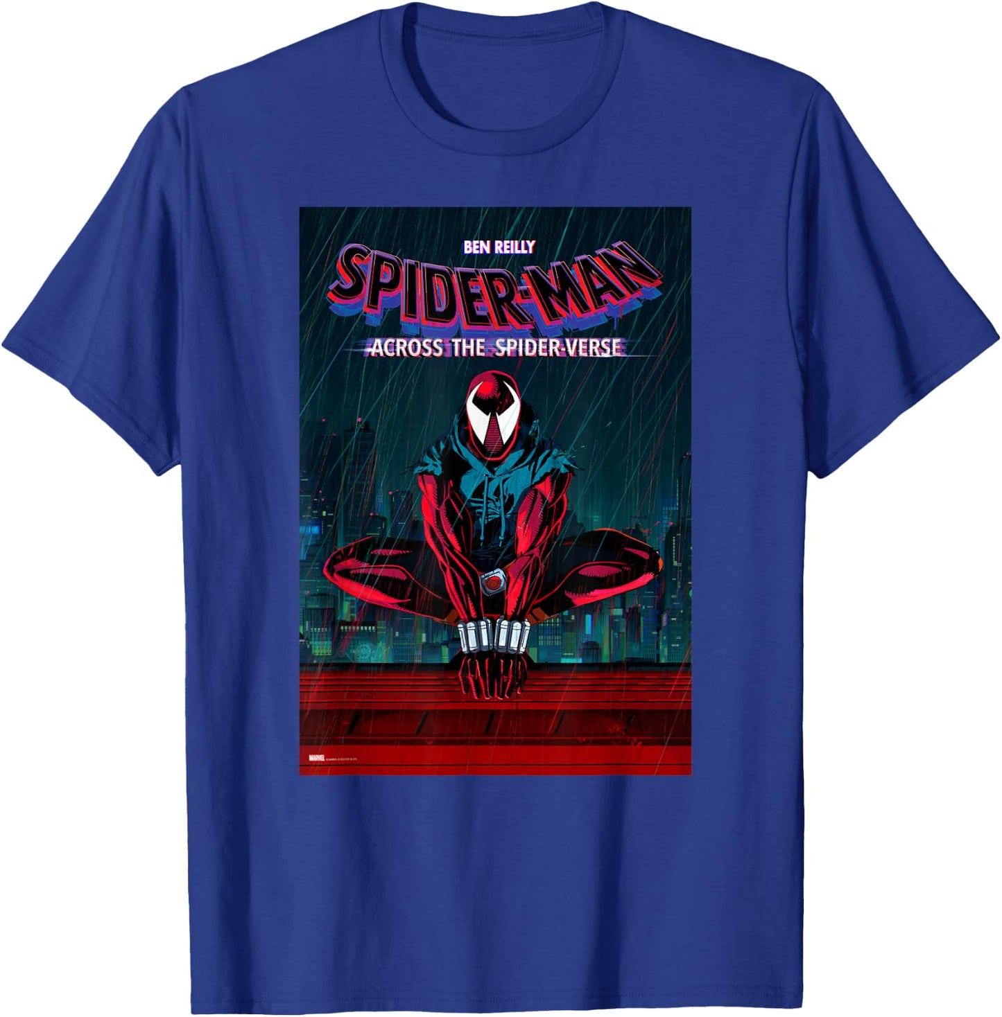 Marvel Spider-Man: Across the Spider-Verse Ben Reilly Poster T-Shirt - T-Shirt | Royal