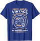 Est 1965 Vintage All Original Parts Motorcycle 59th Birthday T-Shirt - T-Shirt | Royal