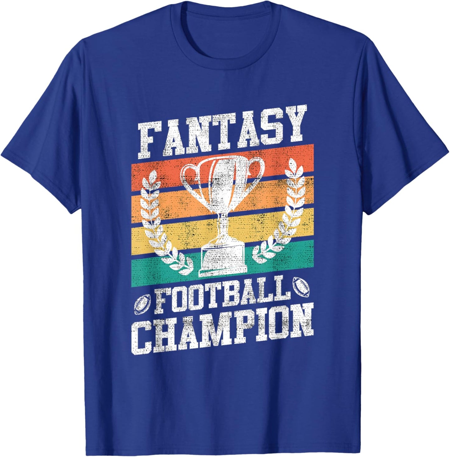 Fantasy Football Champ Fantasy Football Champion - Men's Black X-Small T-Shirt - T-Shirt | Royal