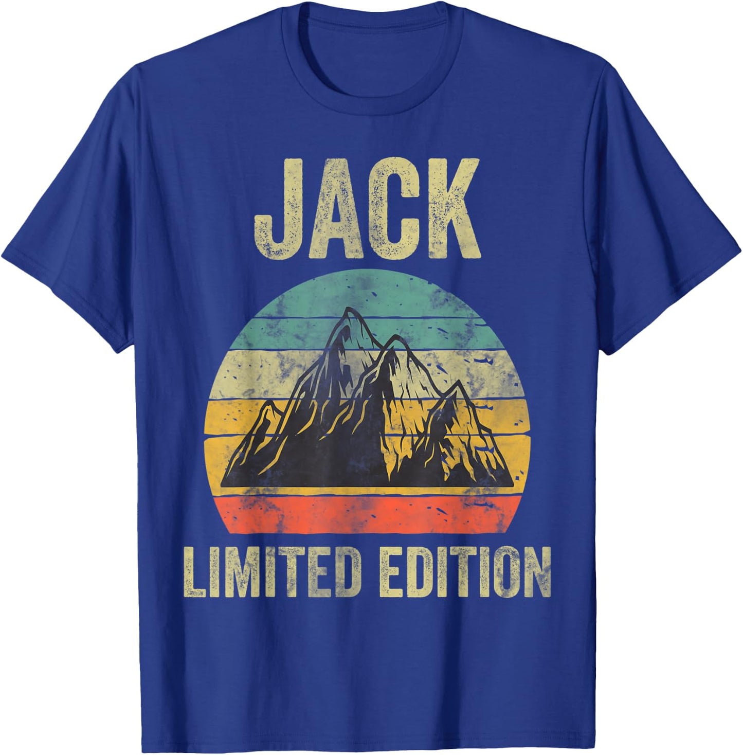 Personalized Name Shirt Jack Vintage Limited Edition T-Shirt - T-Shirt | Royal