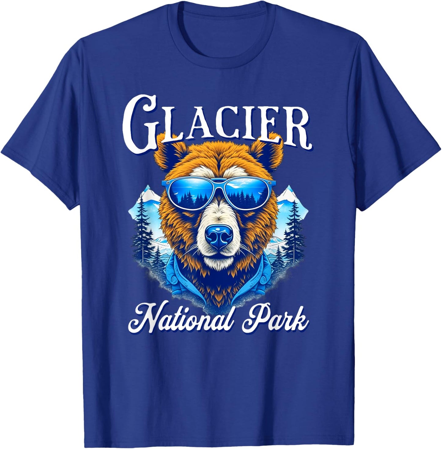 Glacier National Park T-Shirt - T-Shirt | Royal