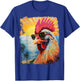 Pop Art Colorful Hawaiian Chicken T-Shirt - T-Shirt | Royal