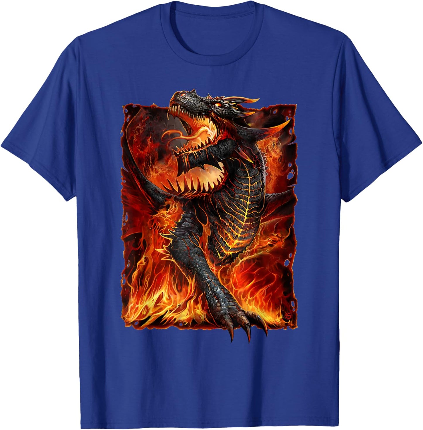 Spiral Original - Draconis - Gothic Dragon T-Shirt - T-Shirt | Royal
