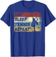 Funny Tennis Player Racket Retro Vintage Eat Sleep Tennis T-Shirt - T-Shirt | Royal
