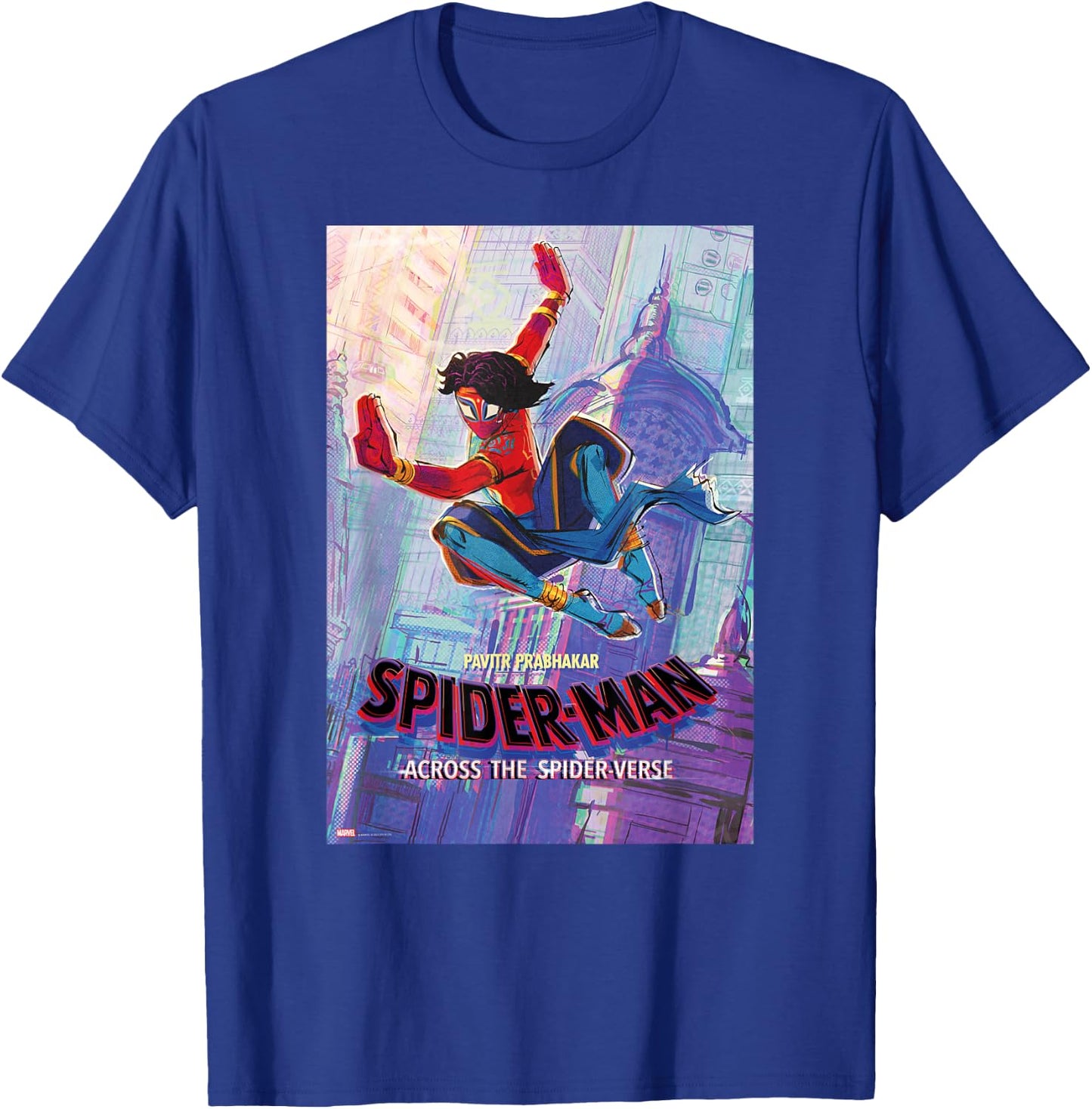 Marvel Spider-Man: Across the Spider-Verse Pavitr Poster T-Shirt - T-Shirt | Royal