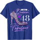 This Queen Makes 48 Looks Fabulous Shirt 48th Birthday Women T-Shirt - T-Shirt | Royal