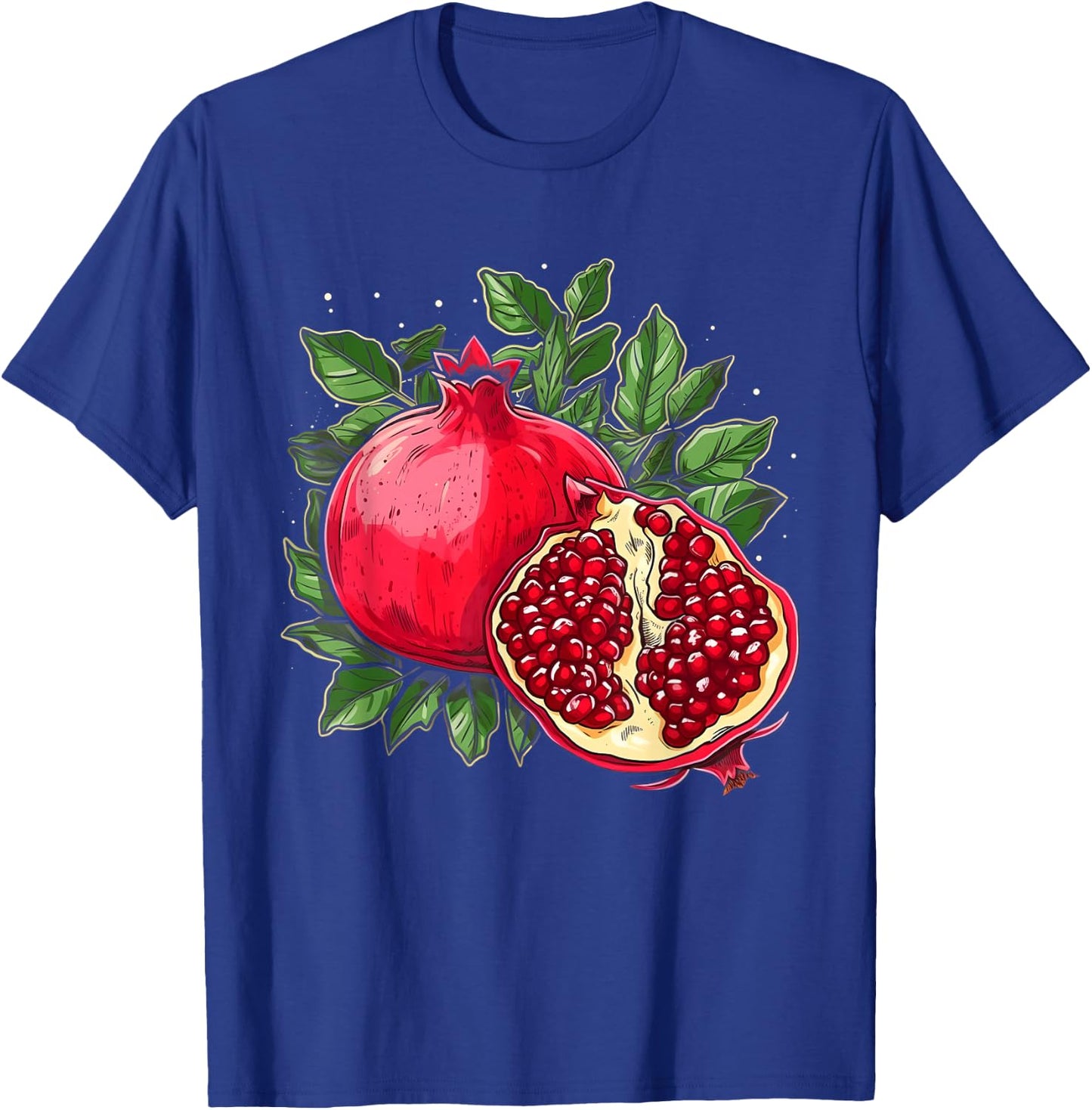 Retro Style Pomegranate T-Shirt - T-Shirt | Royal