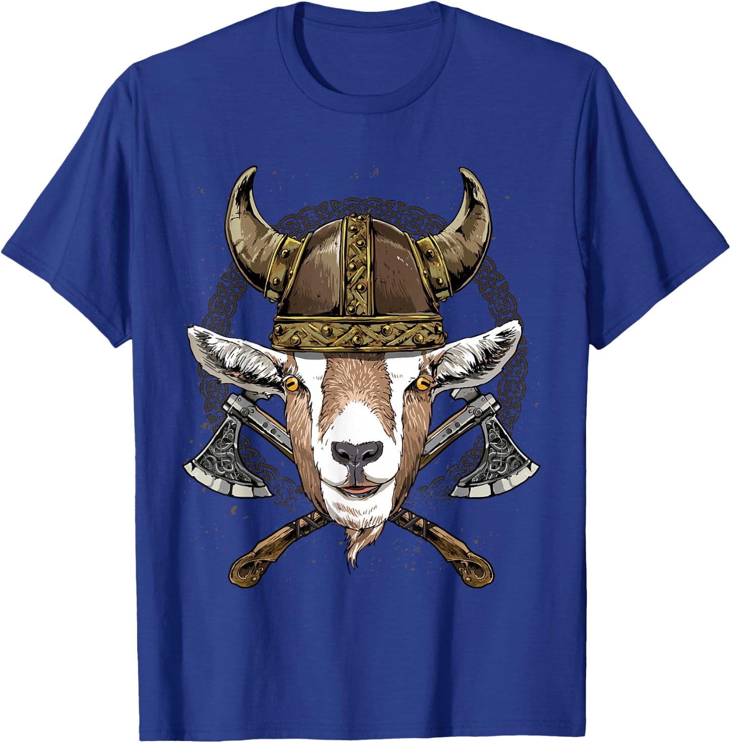Viking Goat Renaissance Medieval Norse Pagan Valhalla Farmer T-Shirt - T-Shirt | Royal
