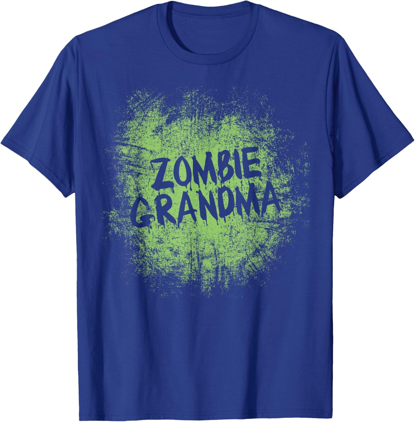 Zombie grandma easy lazy halloween costume zombies family T-Shirt - T-Shirt | Royal
