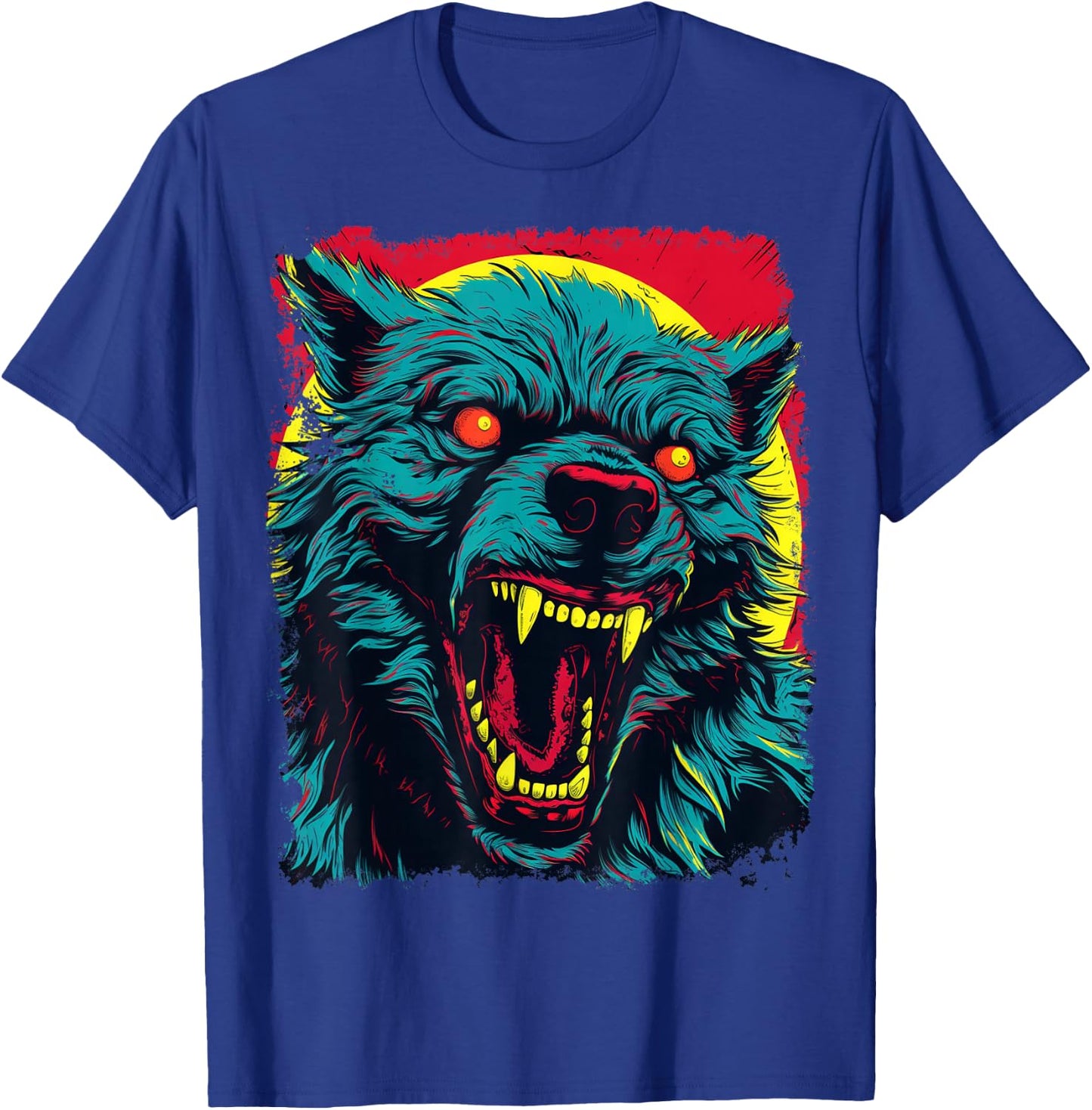 Werewolf Pop Art T-Shirt - T-Shirt | Royal