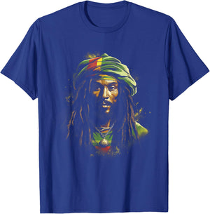 Jamaica Lion Dread locks T-Shirt - T-Shirt | Royal