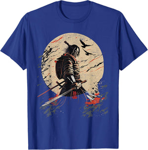 Ancient Japanese Samurai Shirt Bushido Code Warrior Gifts T-Shirt - T-Shirt | Royal