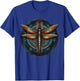 Dragonfly Lover Graphic Magical Design Art Chakra Spiritual T-Shirt - T-Shirt | Royal