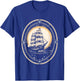 Vintage Nautical Moonlight Clipper Ship T-Shirt - T-Shirt | Royal