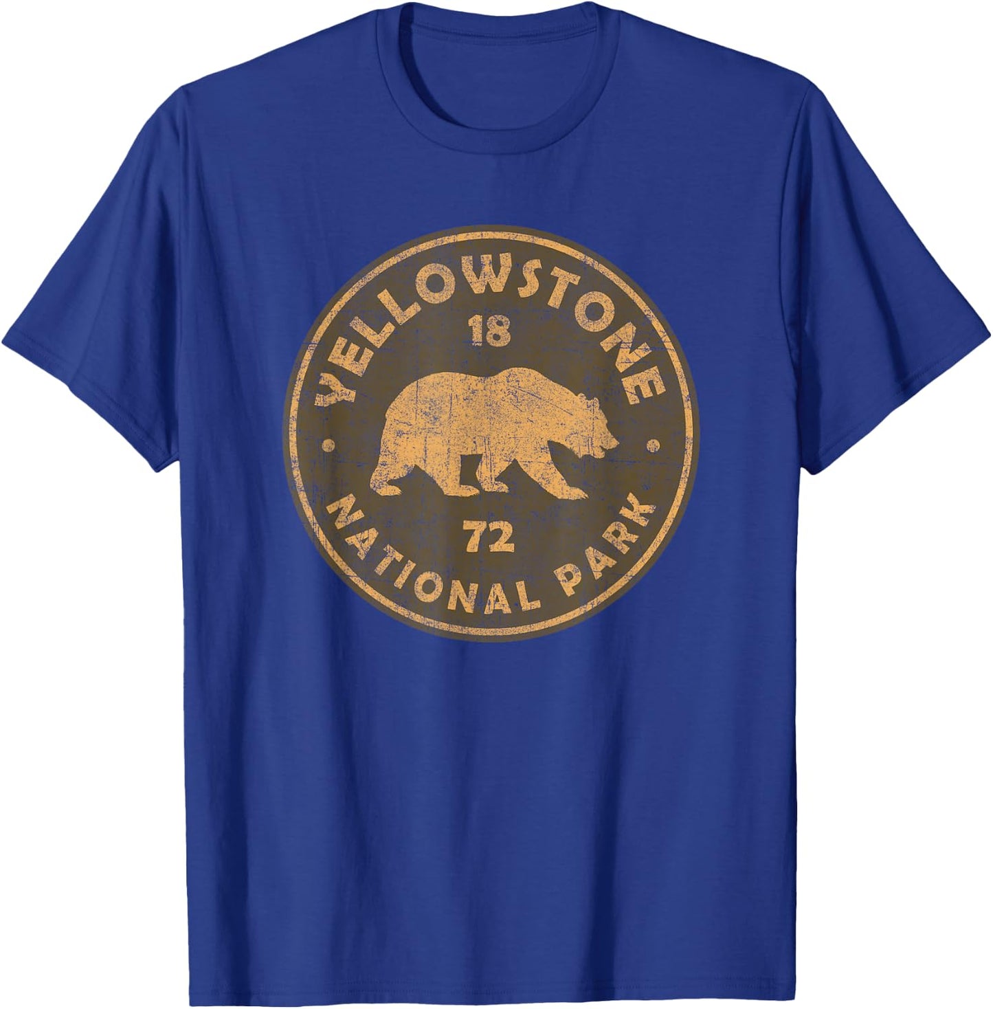 Vintage Yellowstone National Park Souvenir T-Shirt - T-Shirt | Royal
