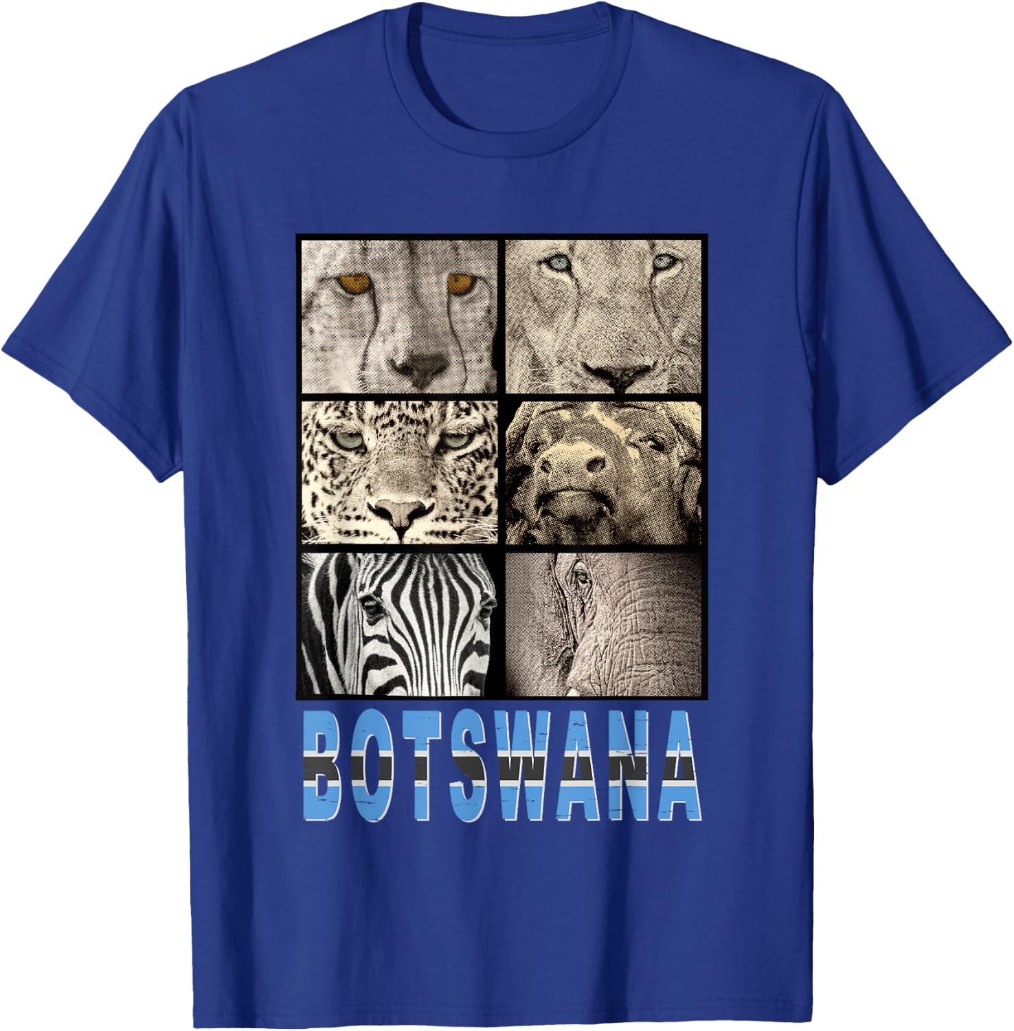 Love Botswana Love Wildlife for Botswana Wildlife Fans T-Shirt - T-Shirt | Royal