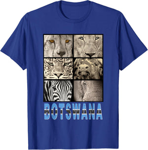 Love Botswana Love Wildlife for Botswana Wildlife Fans T-Shirt - T-Shirt | Royal