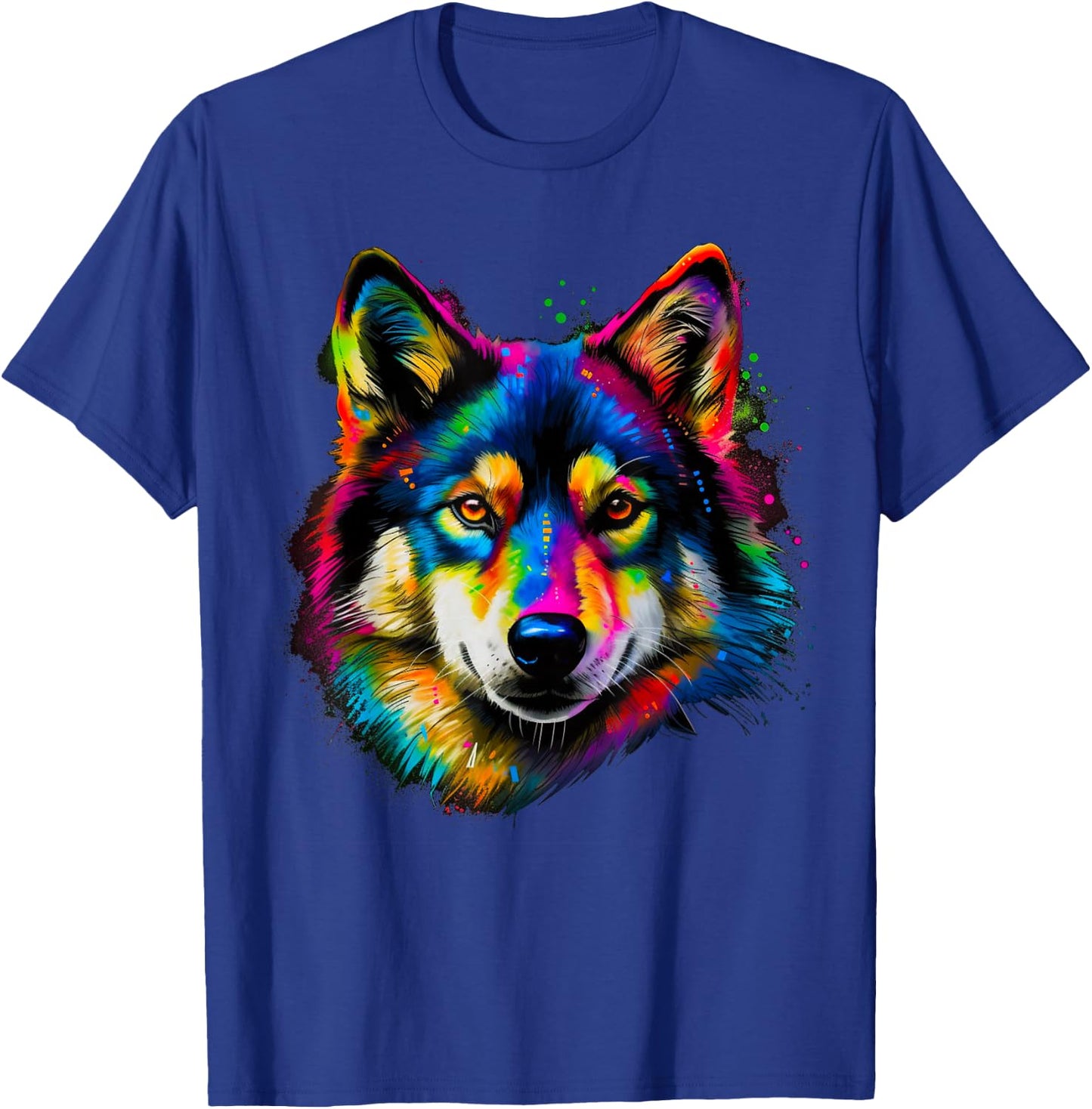 Rainbow Pop Art Alaskan Klee Kai T-Shirt - T-Shirt | Royal