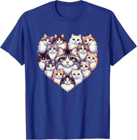 Siberian Forest Cat Moscow Longhairs T-Shirt - T-Shirt | Royal