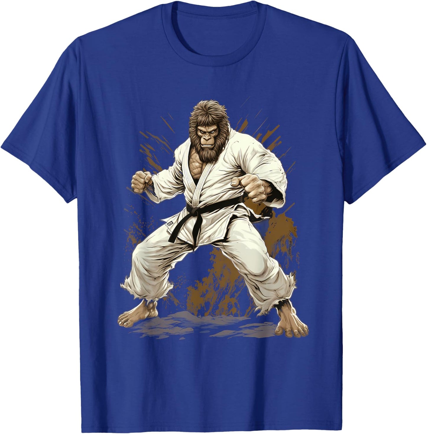 MMA Bigfoot Karate T-Shirt - T-Shirt | Royal