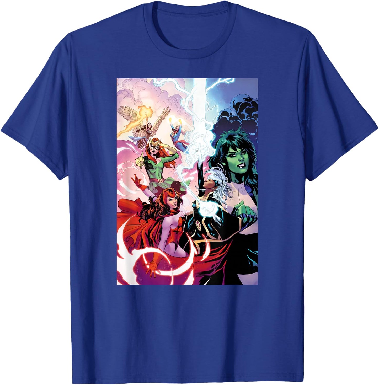 Marvel Women She-Hulk Storm Scarlet Witch Jean Grey Valkyrie T-Shirt - T-Shirt | Royal