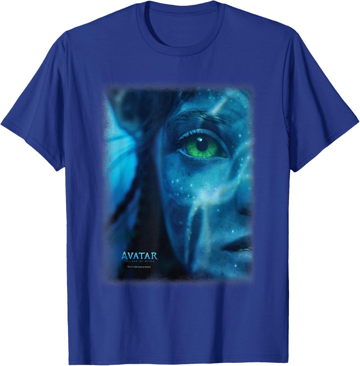 Avatar: The Way of Water Neytiri Na'vi Underwater Half Face T-Shirt - T-Shirt | Royal