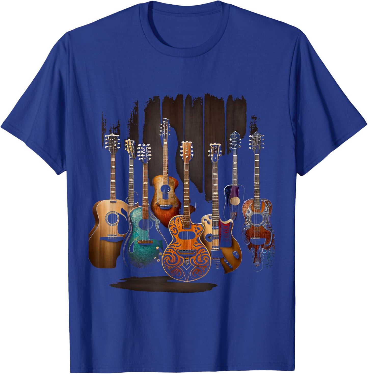 Guitar Musician Guitarist T-Shirt - T-Shirt | Royal