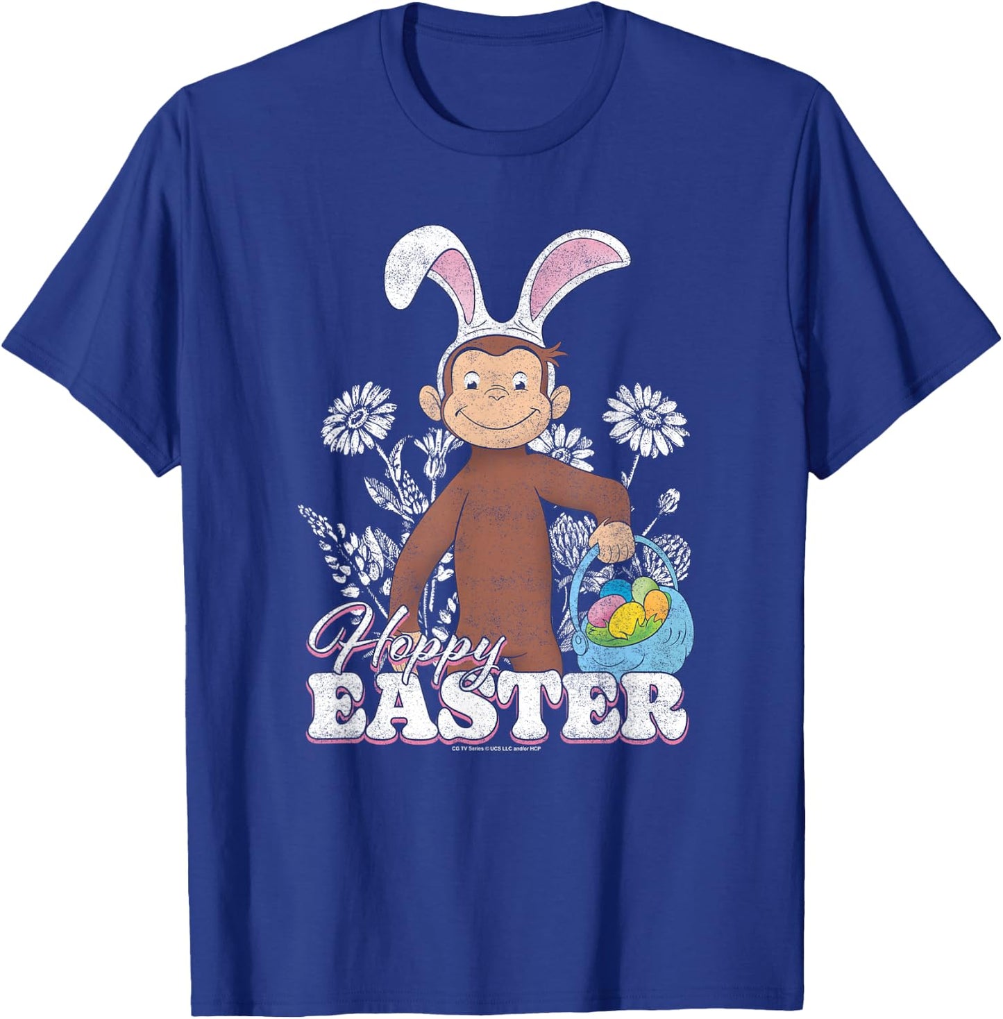 Curious George Easter Bunny George Poster T-Shirt - T-Shirt | Royal