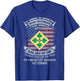 Own Forever The Title 4th Infantry Division Veteran Flag USA T-Shirt - T-Shirt | Royal