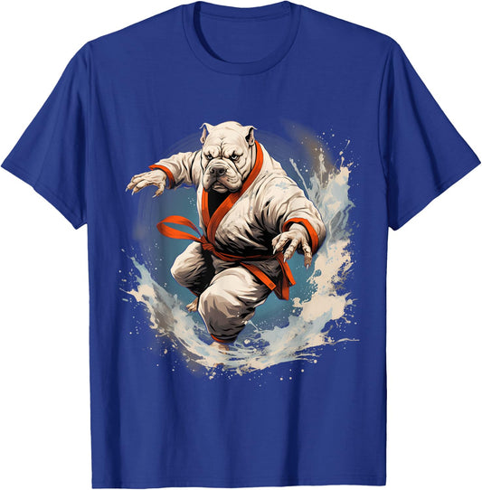 MMA Bulldog Karate T-Shirt - T-Shirt | Royal