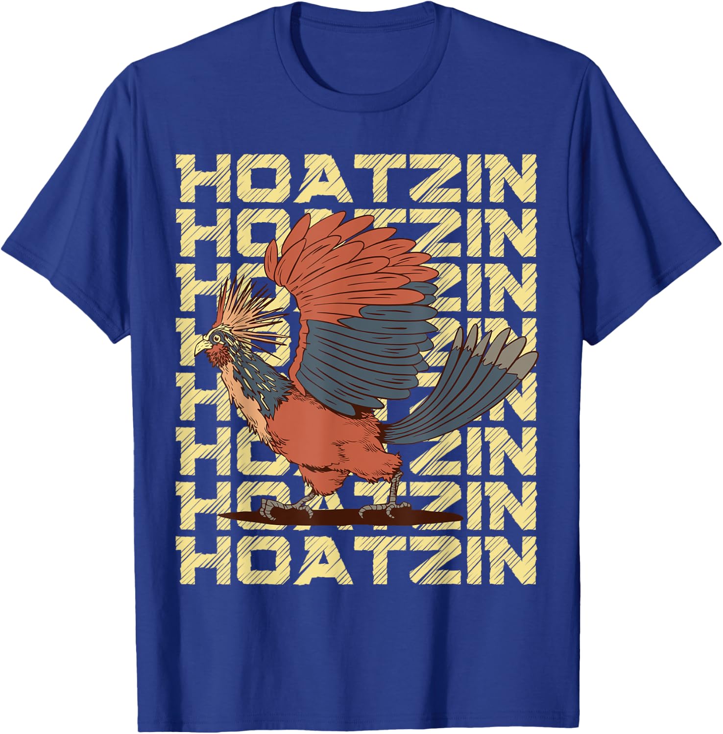 Hoatzin Bird T-Shirt - T-Shirt | Royal