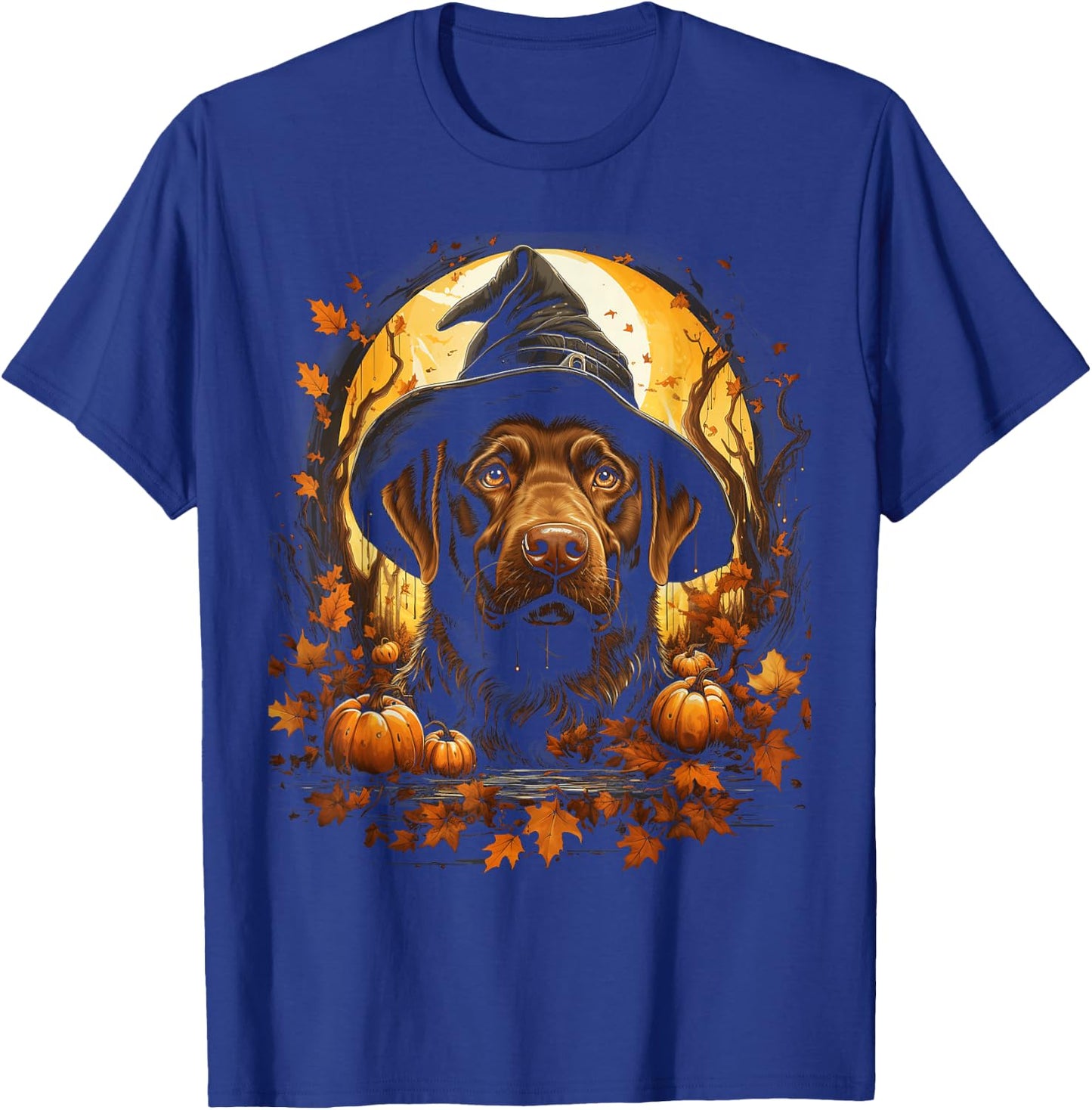 Halloween Chocolate Lab Puppy Dog Lover Costume Party T-Shirt - T-Shirt | Royal